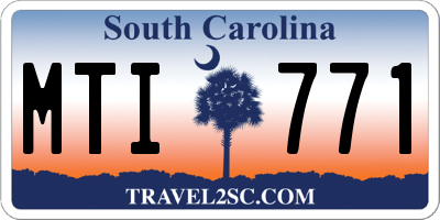 SC license plate MTI771