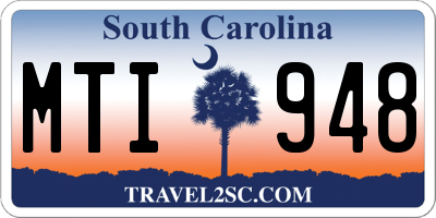 SC license plate MTI948