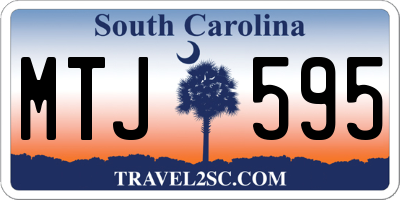SC license plate MTJ595