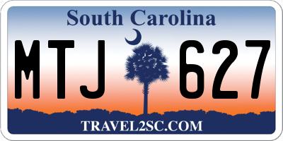 SC license plate MTJ627