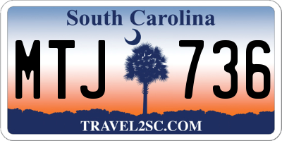 SC license plate MTJ736