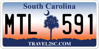 SC license plate MTL591