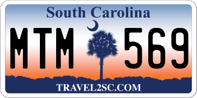 SC license plate MTM569
