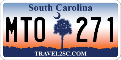 SC license plate MTO271