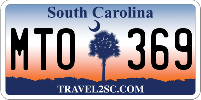 SC license plate MTO369
