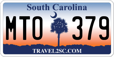 SC license plate MTO379