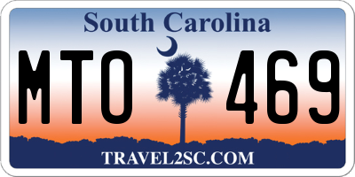 SC license plate MTO469