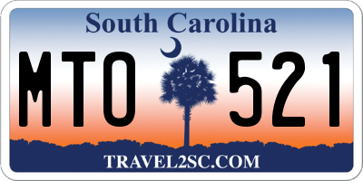 SC license plate MTO521