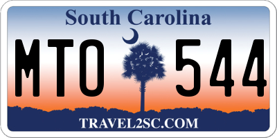 SC license plate MTO544