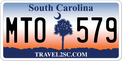 SC license plate MTO579