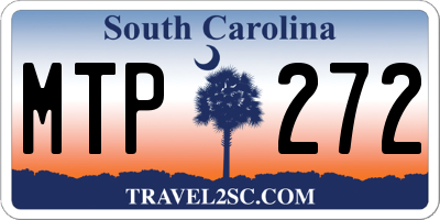 SC license plate MTP272