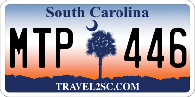 SC license plate MTP446