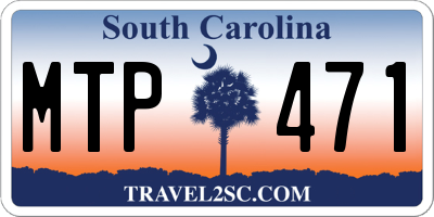SC license plate MTP471
