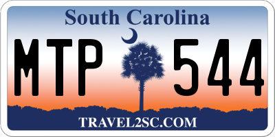 SC license plate MTP544