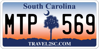 SC license plate MTP569