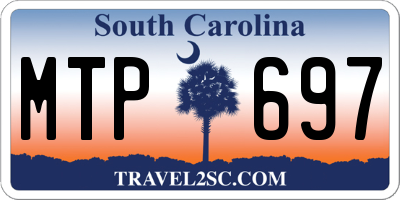 SC license plate MTP697