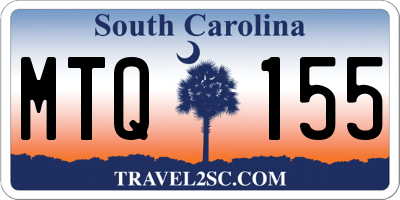 SC license plate MTQ155