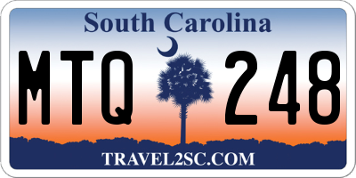 SC license plate MTQ248