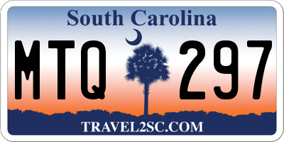 SC license plate MTQ297