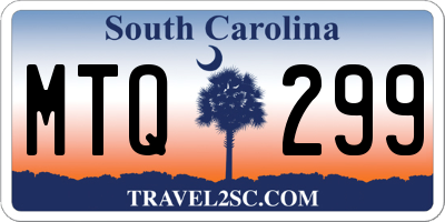 SC license plate MTQ299