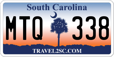 SC license plate MTQ338