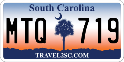 SC license plate MTQ719