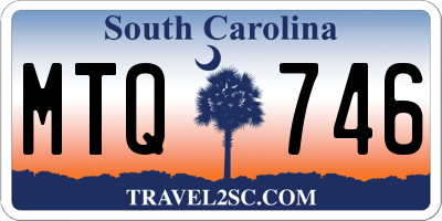 SC license plate MTQ746