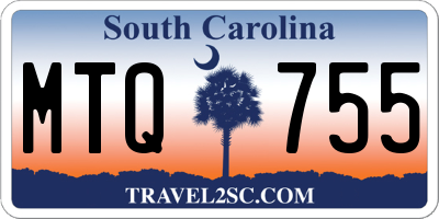 SC license plate MTQ755