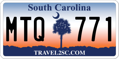 SC license plate MTQ771
