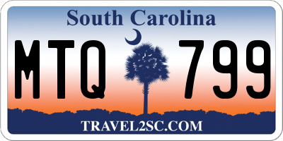 SC license plate MTQ799
