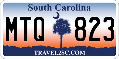 SC license plate MTQ823