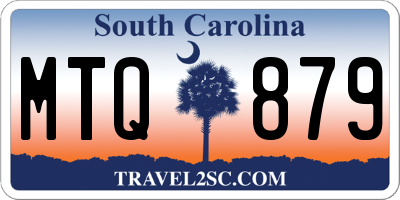 SC license plate MTQ879