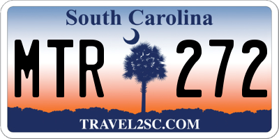 SC license plate MTR272