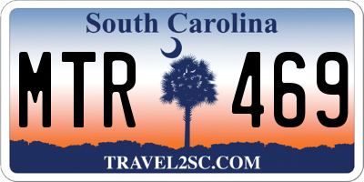 SC license plate MTR469