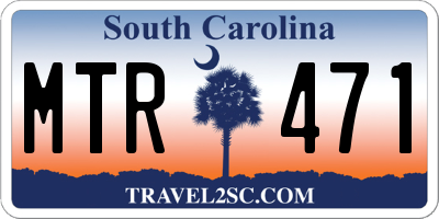 SC license plate MTR471