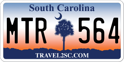 SC license plate MTR564