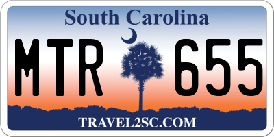 SC license plate MTR655