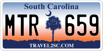 SC license plate MTR659