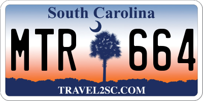 SC license plate MTR664