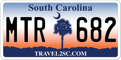 SC license plate MTR682