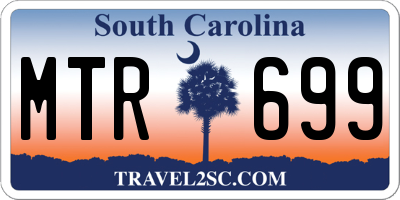 SC license plate MTR699