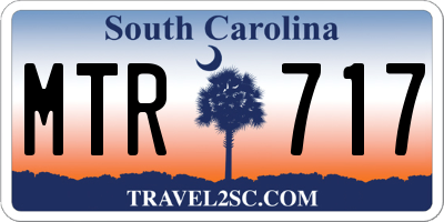 SC license plate MTR717