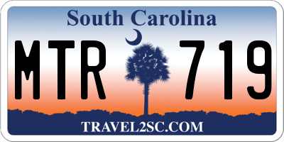 SC license plate MTR719