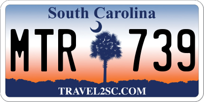 SC license plate MTR739