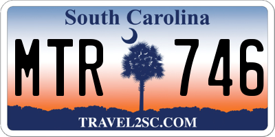 SC license plate MTR746