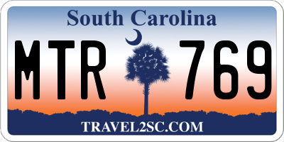 SC license plate MTR769