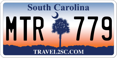 SC license plate MTR779