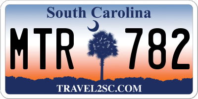 SC license plate MTR782