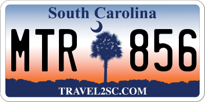 SC license plate MTR856