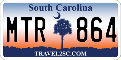 SC license plate MTR864